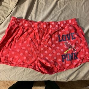 Victoria’s Secret pink shorts